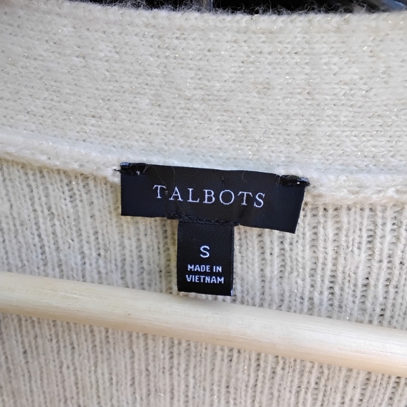 Talbots Cardigan with Rhinestone Buttons - Picture 5 of 6